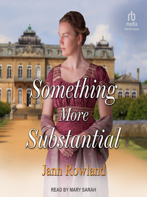 Something More Substantial - Audiobook